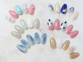 ビーネイル(Be NaiL)の写真/【マオジェル取扱店】季節に合った定額ネイルをご用意!指先を美しく魅せるデザインで大人可愛く仕上げます