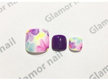 グラマーネイル(Glamor nail)/☆新作☆人気フットネイル¥7800