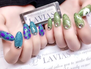 プロフェッショナル ネイルサロン ラヴィアス(LAVIAS)/【スカルプ】10本アートし放題