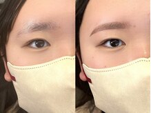 チルアンドアイ 浦安駅前店(Chill&Eye)/美眉スタイリング/BeforeAfter