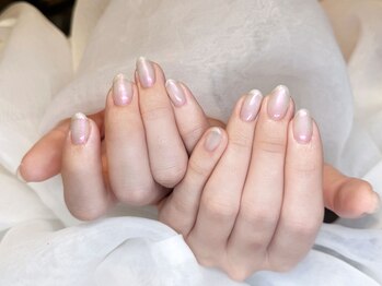 【シンプル ワンカラーネイル】