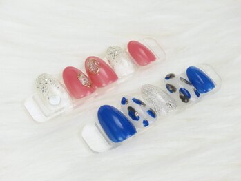 トランク ネイル(trunc nail)の写真/【定額コース￥6500】自店・他店いつでもオフ無料★リーズナブルでいつでもキレイな指先をキープ♪
