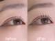 眉毛・まつげパーマ・パリジェンヌ専門店　Lashure 森ノ宮店【ラシュア】の写真/一人一人に合わせた丁寧な提案で理想の目元を！まつげ・まゆ毛のお悩みに寄り添うケアと次回予約割引あり♪