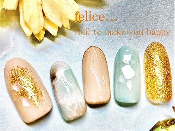 ネイルサロン フェリーチェ(felice)/【定額ネイル】¥7980