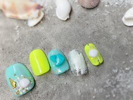 エネルギッシュなSummerネイル！