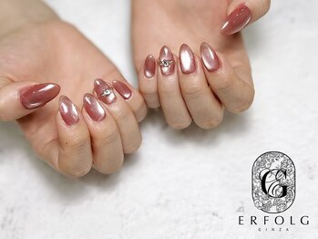 エアフォルクギンザ 横浜店(ERFOLG GINZA)/マグネット×リングネイル！