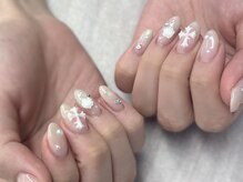 ローランリム(LORAN Lim)/クロムとローズの甘辛ネイル