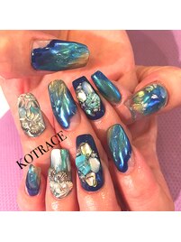 ニュアンスデザインネイル