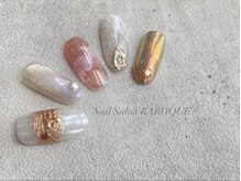 ネイルサロン バロック(Nail Salon BAROQUE)/ミラーニュアンスデザイン