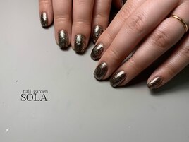 １カラー×ラメ