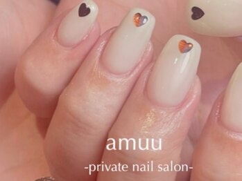 アミュー(AMUU)/ワンカラー/ハートホログラム