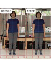 あるく 関内店/体験レッスンビフォーアフター