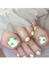 foot・2本アート