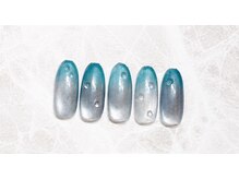 アベニュー 府中駅前店(Avenue)/【夏ネイル】うるつや水滴アート