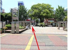 リックス整体/大橋駅のハト広場側に行きます。