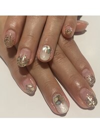 大ぶりシェルネイル