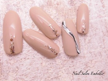 アンベリール 横浜店(Embellir)/(1503)ぷっくりラインネイル