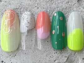 ネオン個性派塗りかけ ¥8500