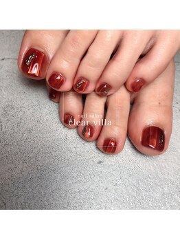 ネイルサロンクリアヴィラ(nail salon clear villa)/フットtrend nuance¥8990.