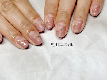 ホワイトネイル(WHITE NAIL)の写真/【パラジェル使用で自爪に優しい◎】クーポン4980円～ご用意！初めてのジェルネイルにもおすすめのサロン♪