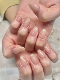 フィルイン自爪風ネイル