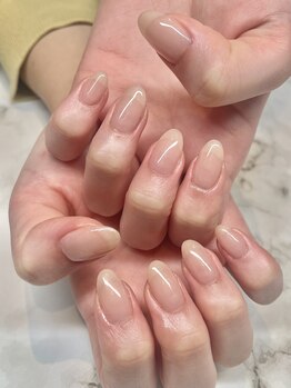 ビーメルシー 天満橋(bea.merci)/フィルイン自爪風ネイル