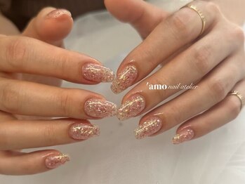 アモネイルアトリエ('amo nail atelier)/ワンカラーでも可愛い