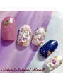 ケイネイル(Knail) 春夏デザイン☆エンボスフラワーアート