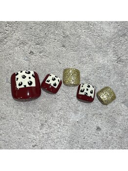 レイネイル アンド レイアイ 長嶺店(RAY NAIL & ray eye)/12月定額デザイン