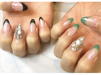 ネイルアイルーム トテ(tote.)/カラーフレンチ