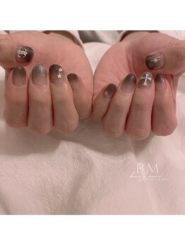 ビューティームーン(beauty moon)/グラデーション+クロムネイル