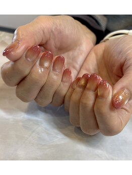 マグネットグラデーションネイル