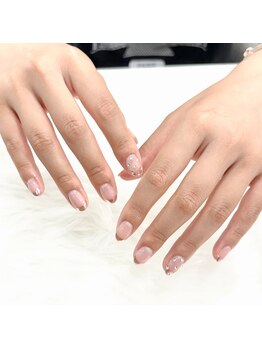リノ(Lino)/ミラーフレンチネイル