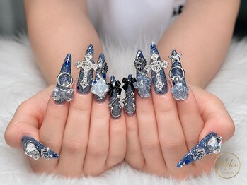 メリアネイルナンバ(Melia Nail Namba)の写真/【SNSで話題】圧倒的な長さだし技術で最旬海外風ロングを完全再現★3Dもゴテゴテもスピーディーに♪