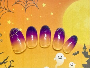 アロンジェ 甲府中央店/ハロウィンシンプルネイル☆
