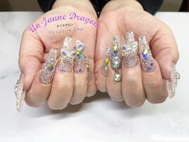 【ロングネイル】オーロラネイル