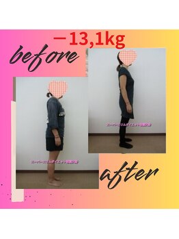 スーパースリムダイエット 相模大野/3ヵ月－13,1ｋｇ減ダイエット♪