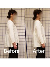 サロンリーベ(salon reve)/40代女性／ねこ背でお悩み