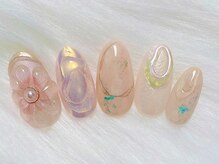 ネイルズ とんぷそん/ニュアンスFlower♪