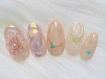 ネイルズ とんぷそん/ニュアンスFlower♪