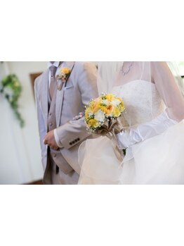 ブライダルメニューがあるサロン