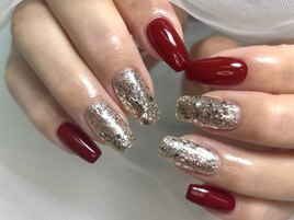 ～ボルドー×ラメ～