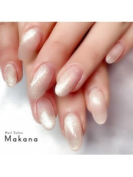 水光ピンクベージュマグ