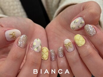 ビアンカ 栄店(Bianca)/大優勝◎リボンキルトネイル♪