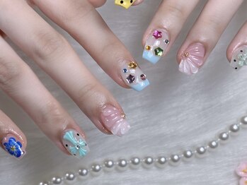 サリーネイルラボ(Sully Nail Lab)/自爪・夏ネイル