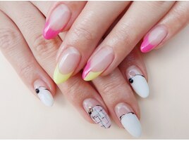 フレンチ+1色&ツイ-ド