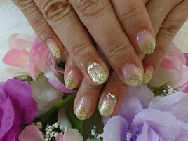 キラキララメグラデーション♪