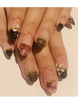 カラン 焼津店(CALIN)/大人ボルドーネイル