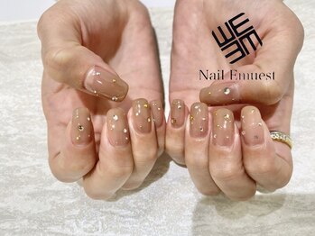 ネイル エミュスト(Nail Emuest)/ちゅるんキラキラネイル