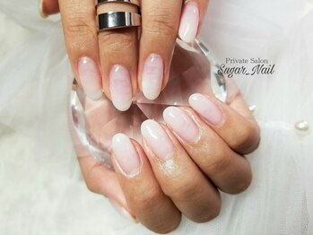 シュガーネイル(sugar nail)/ふわふわホワイト